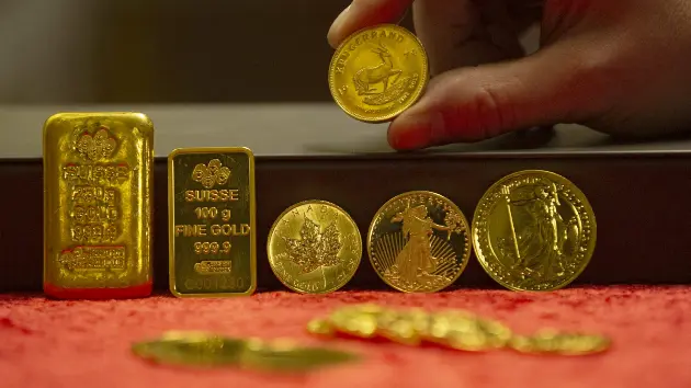 أسعار الذهب ترتفع إلى أعلى مستوياتها خلال 4 أسابيع