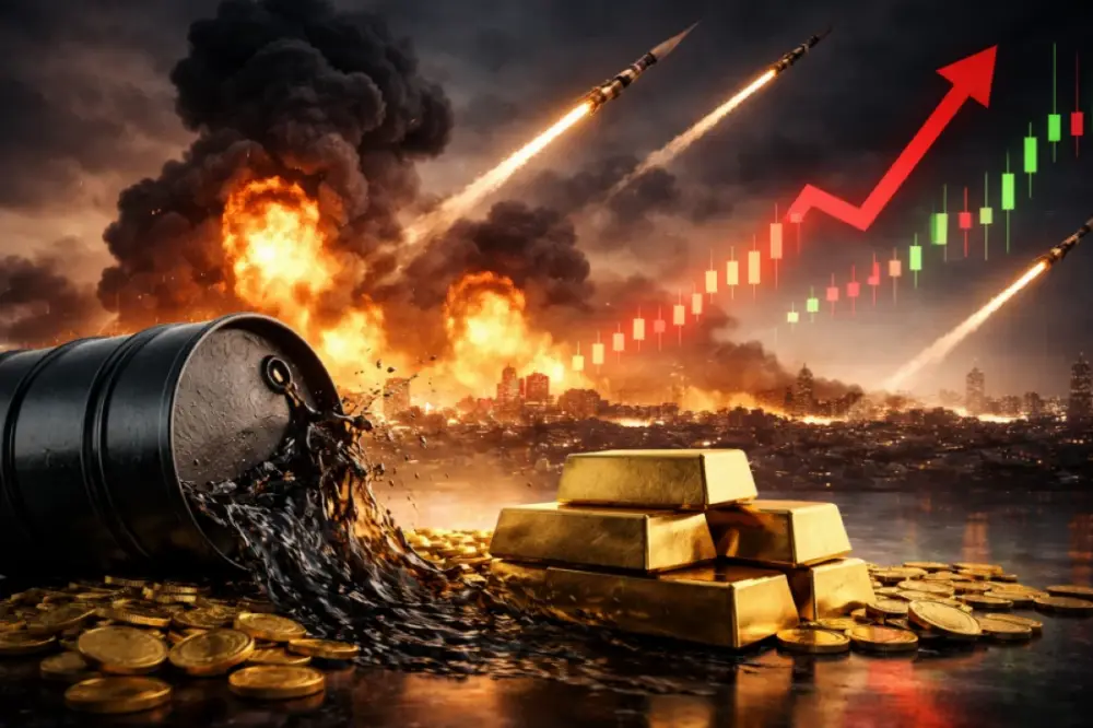 الأسواق تهتز ومحللون يحذرون: ضربات إيران ستدفع النفط والذهب لقفزات قياسية